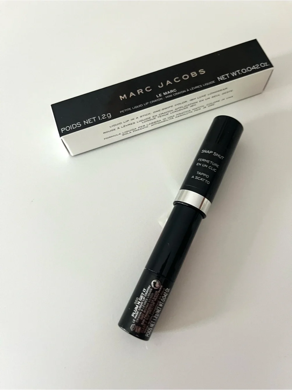 MARC JACOBS Creamy Lip Crayon, #360 Plum N Get It, NWT